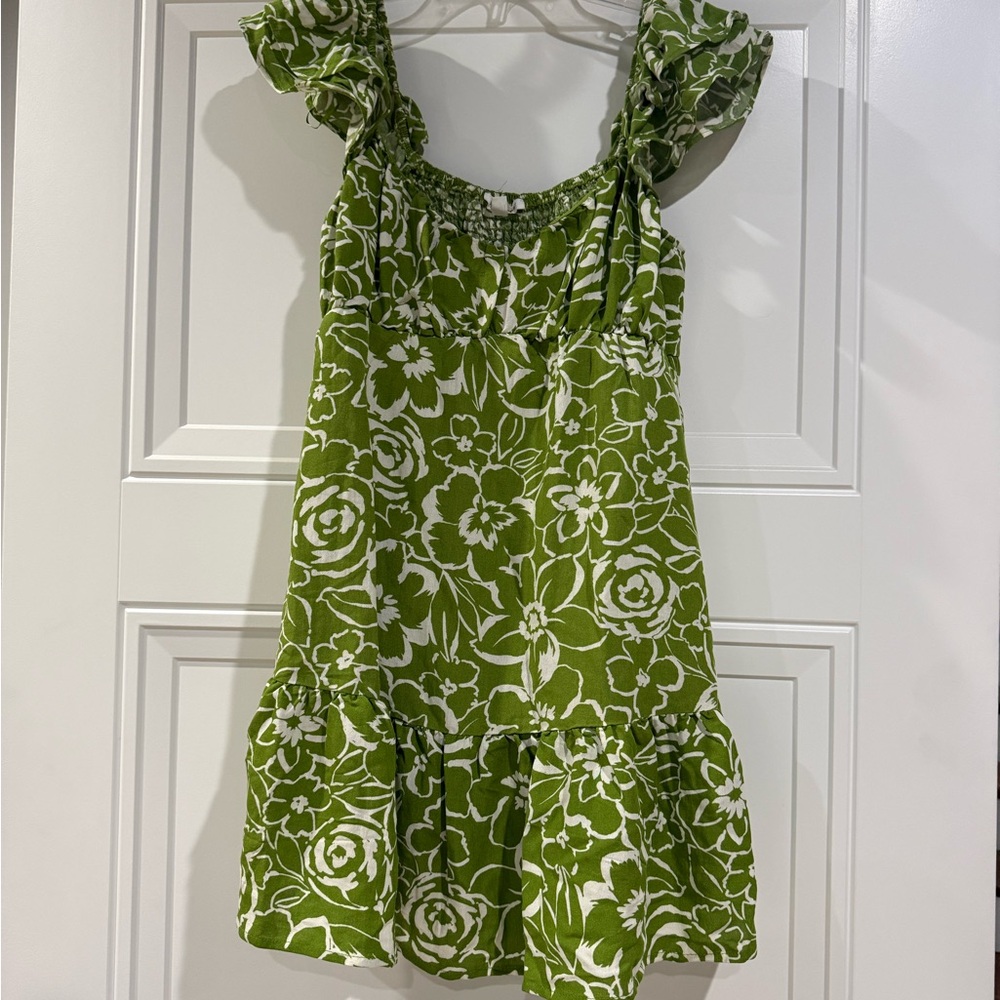 Blu Pepper Empire Waist Mini Dress (S)